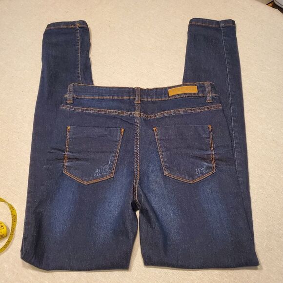 Blue Age Butt Lifting Dark Denim Jeans Size 9 - Picture 11 of 13